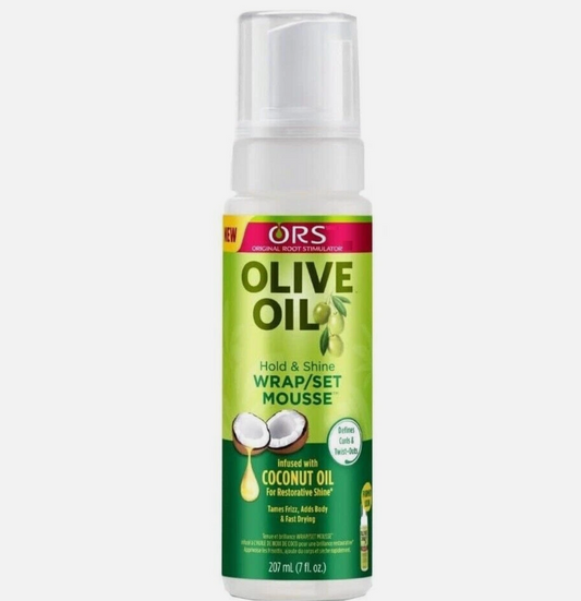 ORS Olive Oil WRAP/SET MOUSSE, 207ml.
